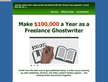 Tablet Screenshot of ghostwritingprofits.com